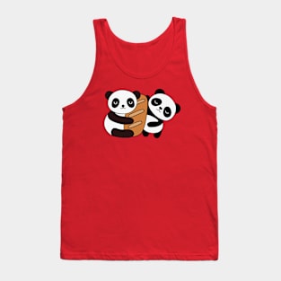 twin panda Tank Top